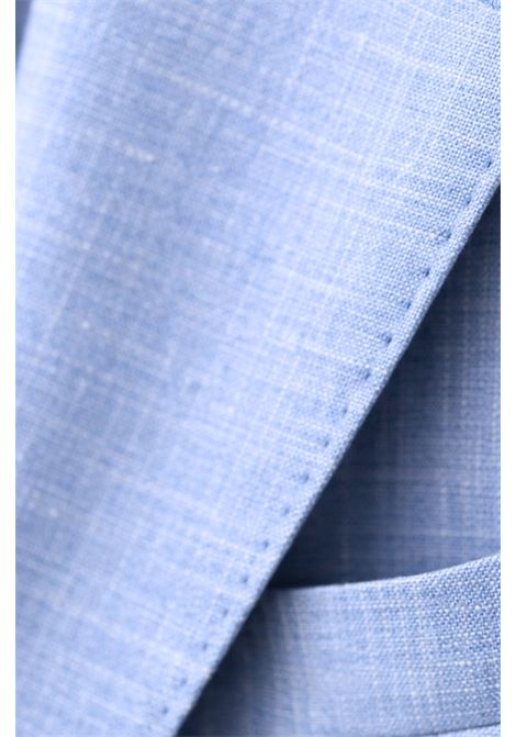 Giacca sartoriale azzurro chiaro Tagliatore in misto lana, seta e lino  Made in Italy TAGLIATORE | GIACCHE | 1SMC22K 440062I3225